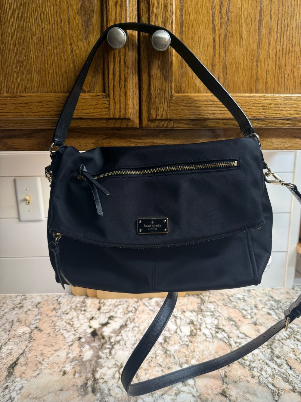 Kate Spade Wilson Road Black Nylon Miri Crossbody Bag